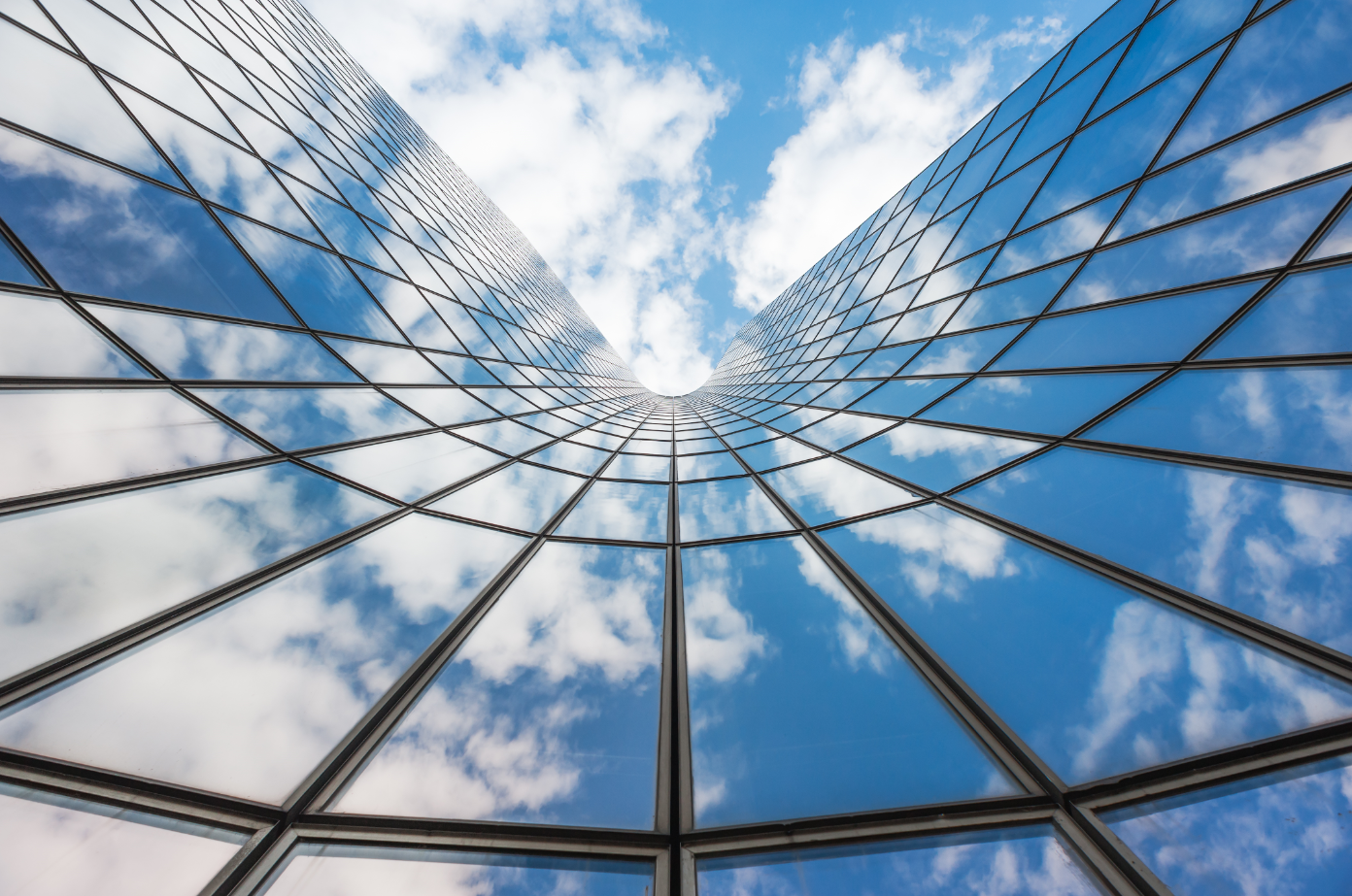 Sky through window